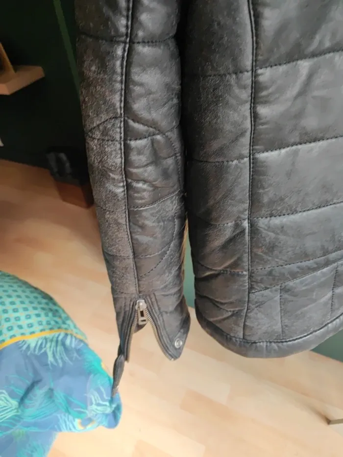 Veste en cuir Zadig et Voltaire homme taille L - photo numéro 11