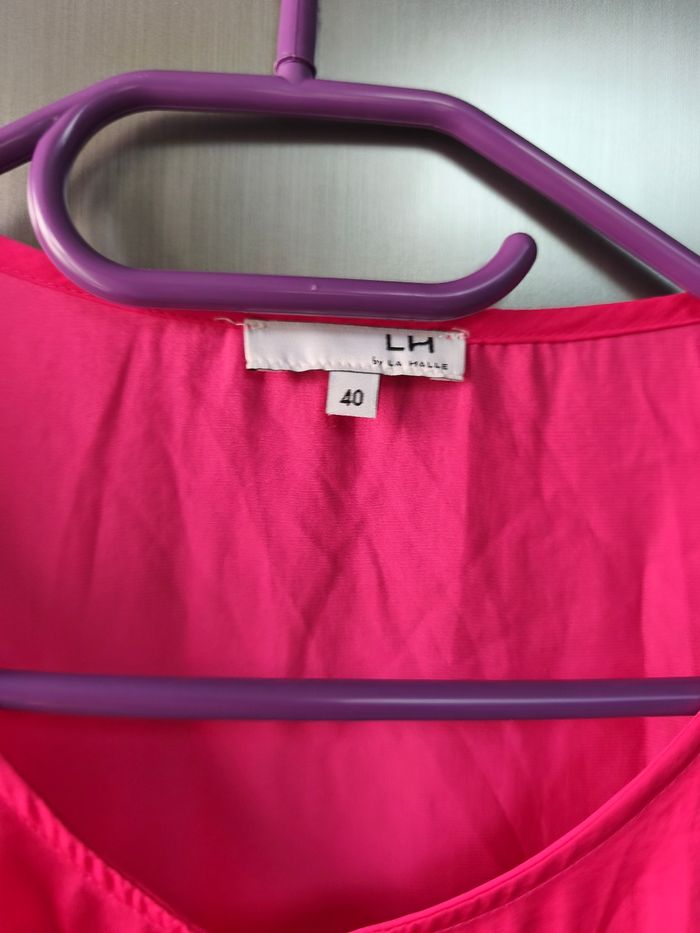 Robe d'été fushia La Halle 40 - photo numéro 3