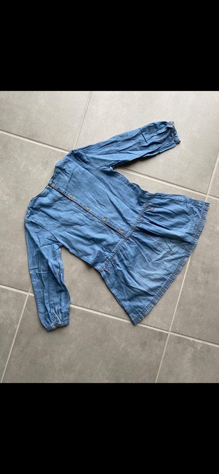 Robe en jean manches longues 4 ans - photo numéro 8