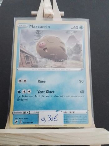 Carte Pokémon Marcacrin 31/189