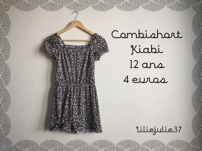 Combishort Kiabi 12 ans