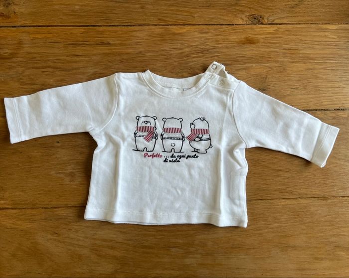 T-shirt ML I do 3 mois - photo numéro 2