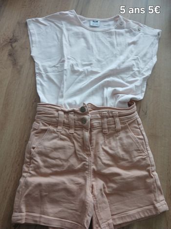 Ensemble fille 5 ans 