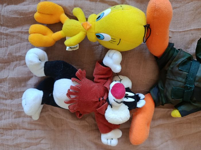 Lot de 3 peluches Titi et Grosminet - photo numéro 2