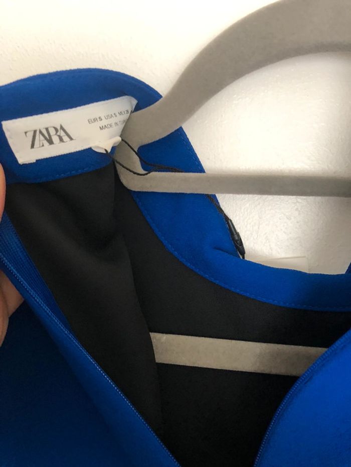Superbe belle robe col cheminée Zara neuve avec étiquette taille S - photo numéro 7