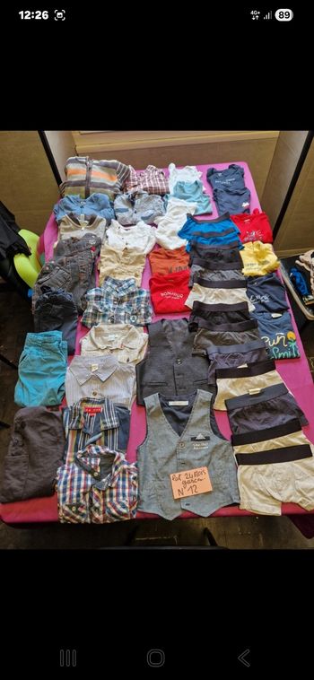 Lot vêtements 24mois garçon n12