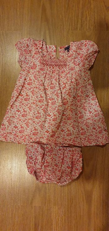 robe ete et culotte fleurie sergent major 9 mois