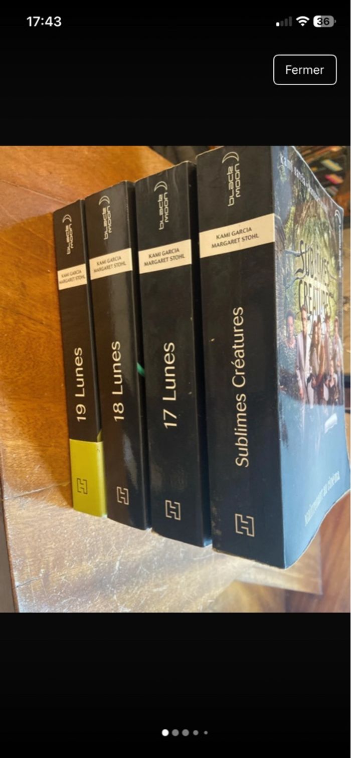 Lots 4 livres Lunes - photo numéro 2