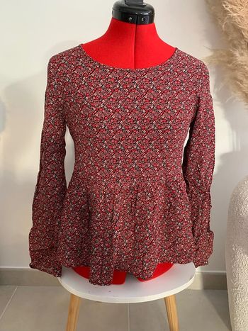 blouses manches longue Ikks rouge taille M
