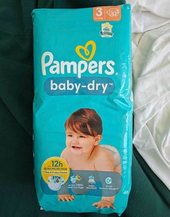 Couche pampers taille 3 (6/10kg)