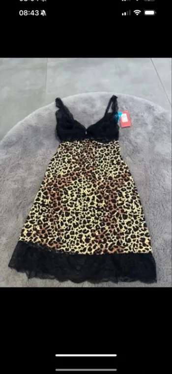 Nuisette leopard taille xs neuf