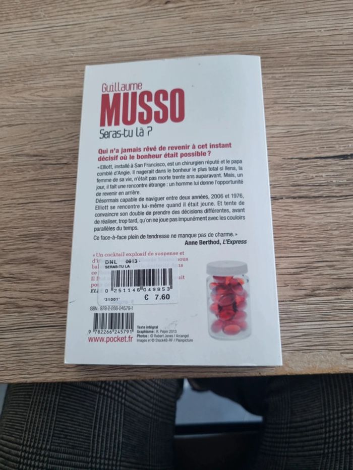 Guillaume Musso seras-tu là ? Pocket - photo numéro 2