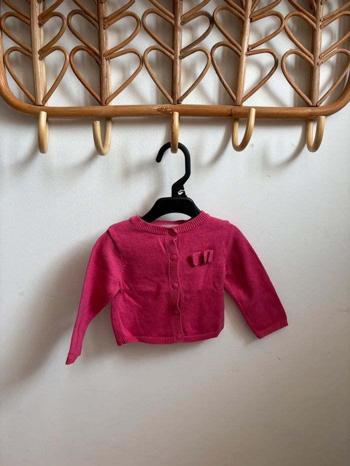 Gilet rose 3 mois