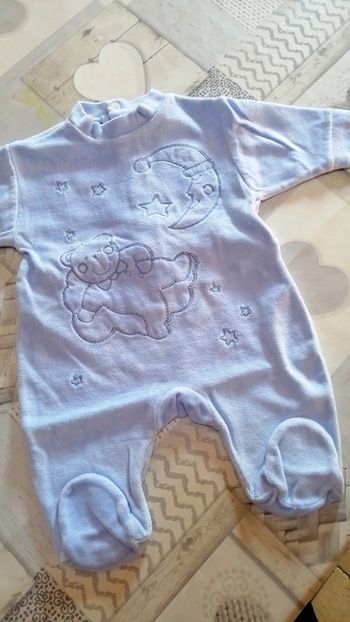 Pijama grenouillère bleue