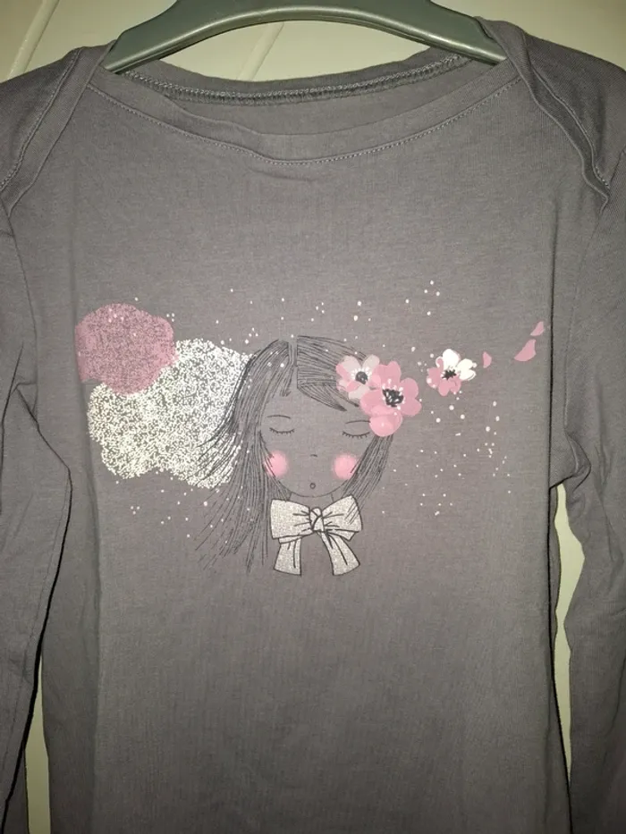 T-shirt manches longues Vertbaudet 8 ans - photo numéro 2