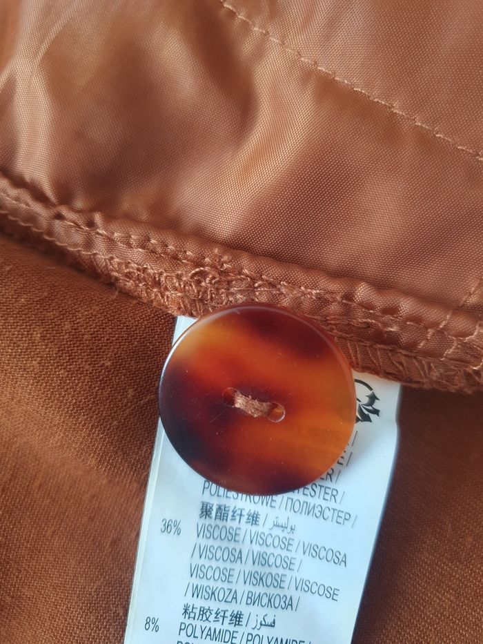 Pantalon large raccourci marron Kiabi T. S - photo numéro 5