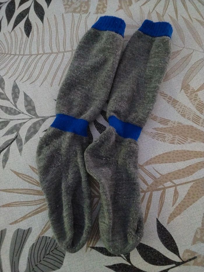 Chaussette de ski grise 27/30