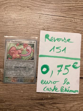 carte Pokémon excelangue reverse 108/165 EV3.5 collection 151 FR neuf sortie de booster