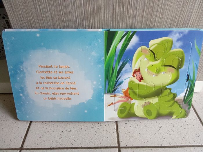Livre puzzle Disney les fées, clochette fée pirate, hachette Jeunesse - photo numéro 2