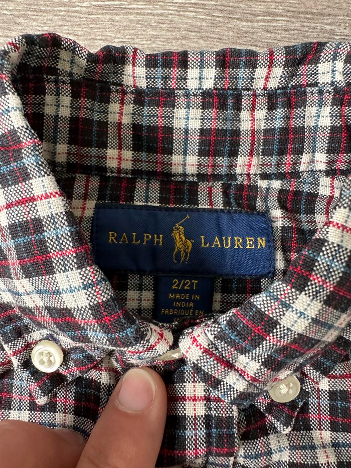 Chemise Ralph Lauren 2 ans état neuf - photo numéro 3