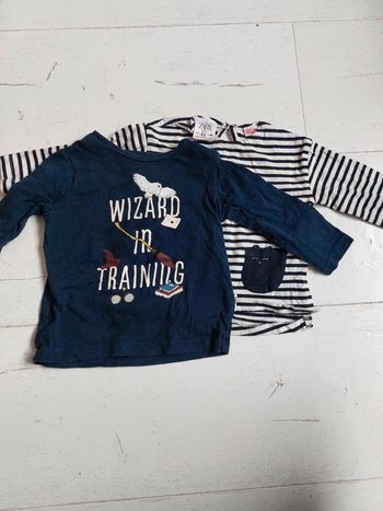 Lot de 2 t-shirts manches longues Zara / H&M