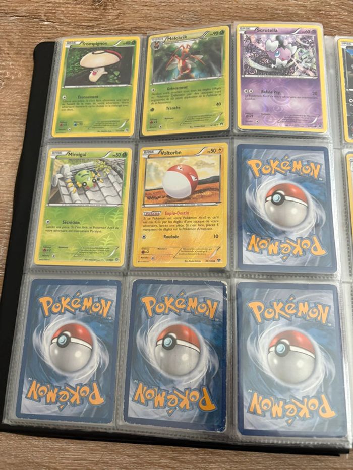 Cartes pokemon reverse ancienne noir blanc xy - photo numéro 3
