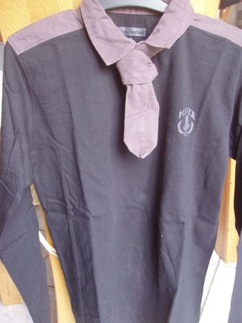 t-shirt chic col polo