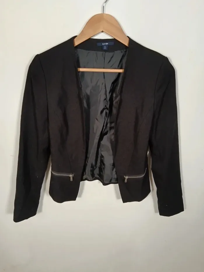 C15 blazer noir kiabi 36