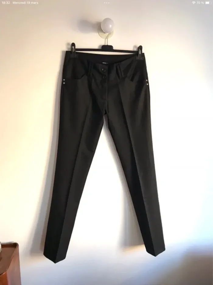 Pantalon noir chic Zinka taille 40