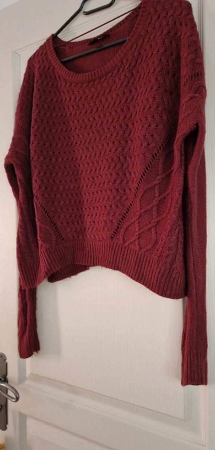 Pull Jennyfer bordeaux - photo numéro 7