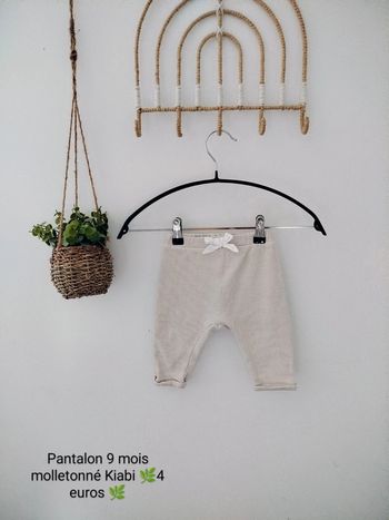 Pantalon molletonné 9 mois 🌿