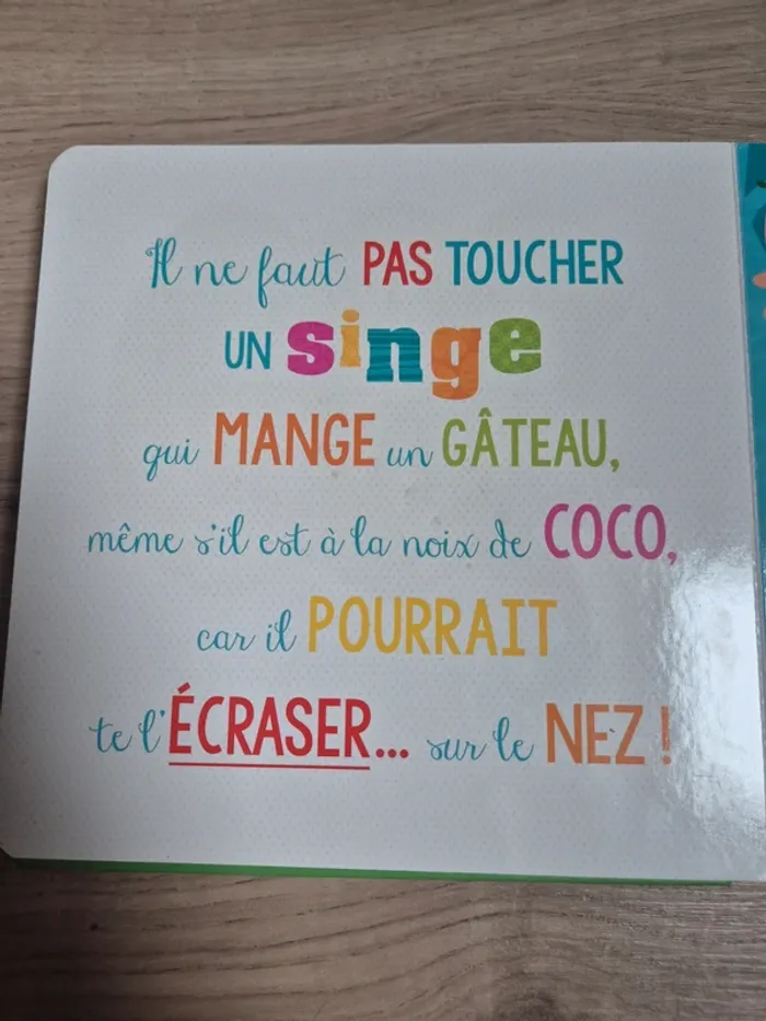 Livre à toucher Il ne faut pas - photo numéro 3