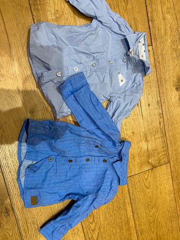 Lot de 2 chemises ML 3 mois TBE