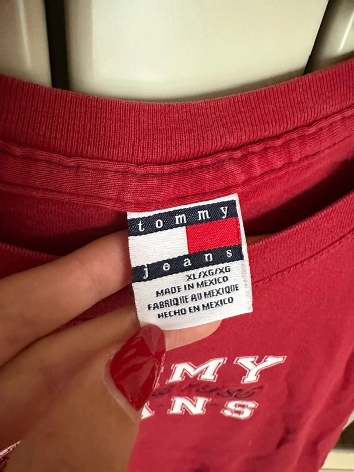 Tshirt rouge Tommy Hilfiger S - photo numéro 2