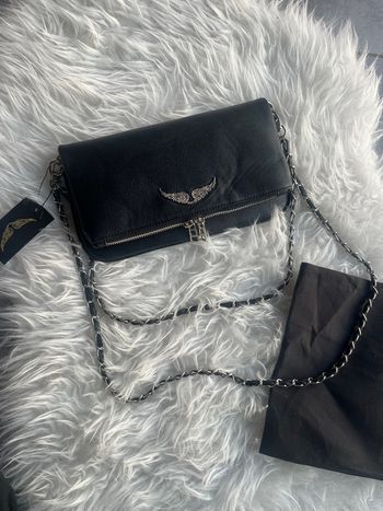 Sac bandoulière zadig & voltaire rock noir 