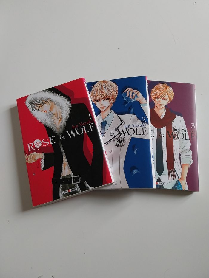 Lot 3 mangas - série complète - Rose and Wolf  - shojo