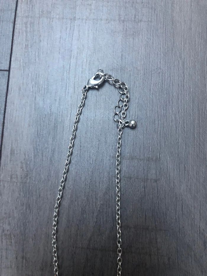 Collier mim brillants noirs et argentés - photo numéro 3