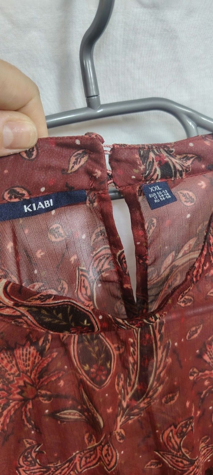 Blouse bordeaux - photo numéro 2