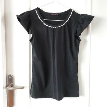 Tee-shirt manches fluides, tee-shirt manches volants