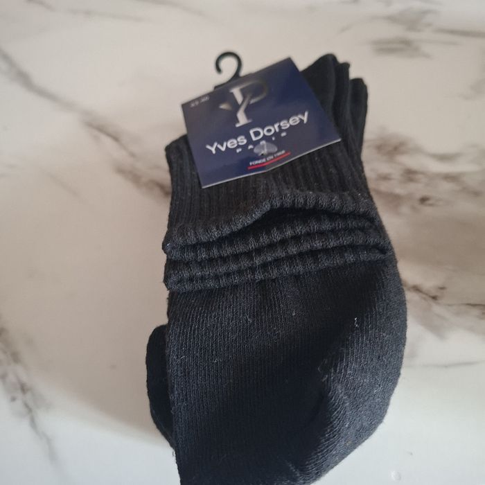 Yves Dorsey Paris chaussettes noires, taille 43- 46 - photo numéro 2