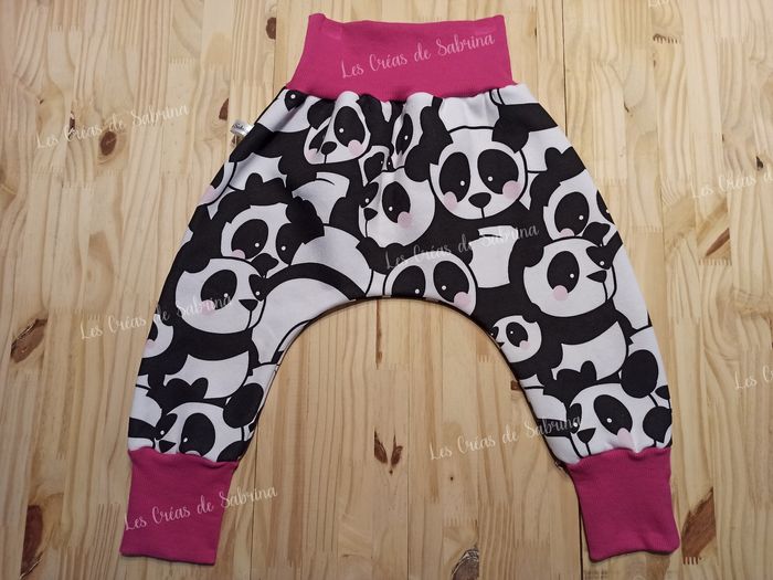 Sarouel évolutif Hiver, modèle Pandas, taille  18  mois - 3 ans