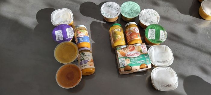 Lots purées 8 mois  midi/soir