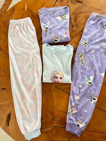 Lot pyjamas  tout doux Frozen 7 ans 