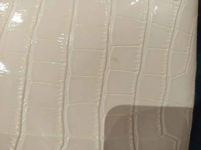 🔝 Lot sac à main et portefeuille porte-monnaie Shein blanc et doré effet croco - photo numéro 12