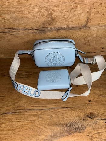 Sac bandoulière + porte-monnaie Karl Lagerfeld