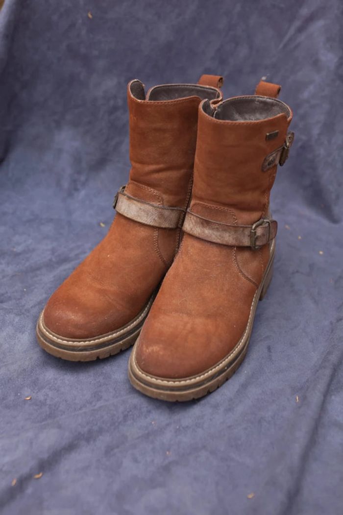 Bottines marrons fourrées RIEKER
