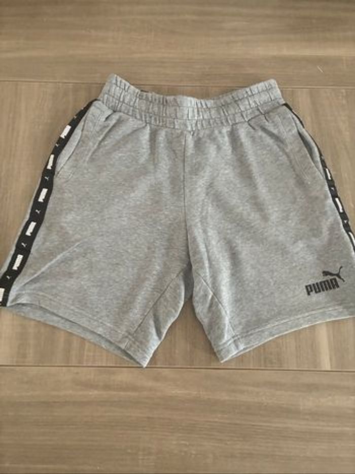 Short Puma, Gris & Noir, M Homme