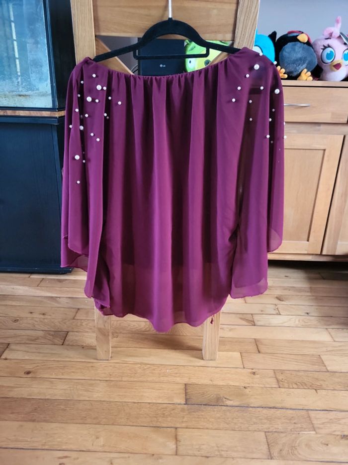 Blouse fushia