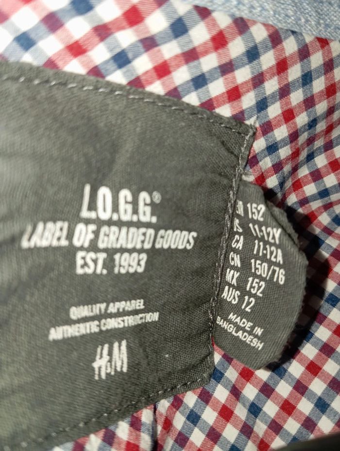 Chemise manches longues à carreaux H&M - photo numéro 4