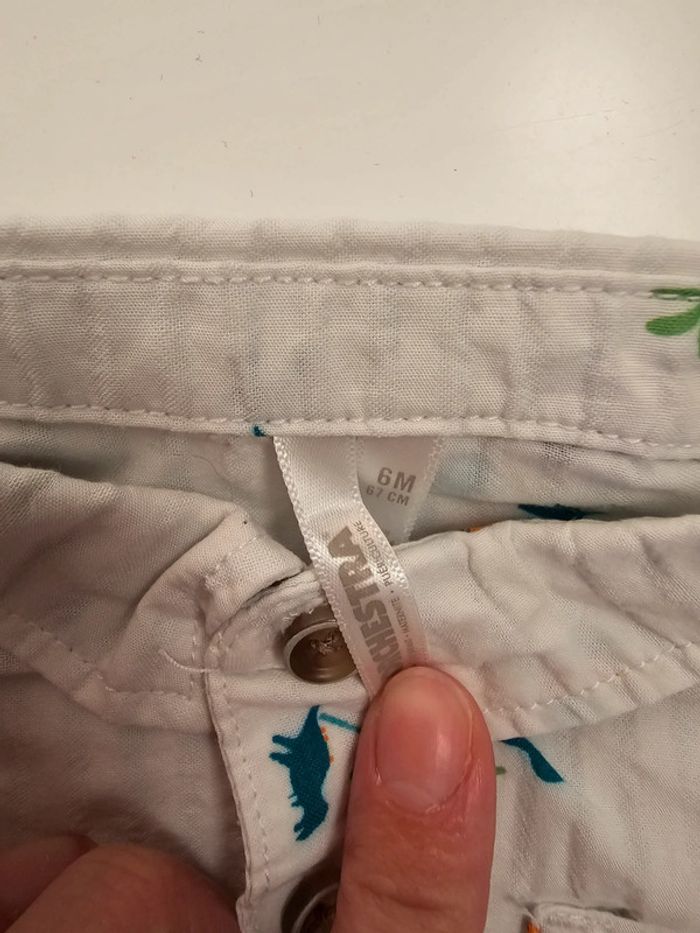 Chemise blanche - Orchestra - 6 mois/67 cm - photo numéro 2